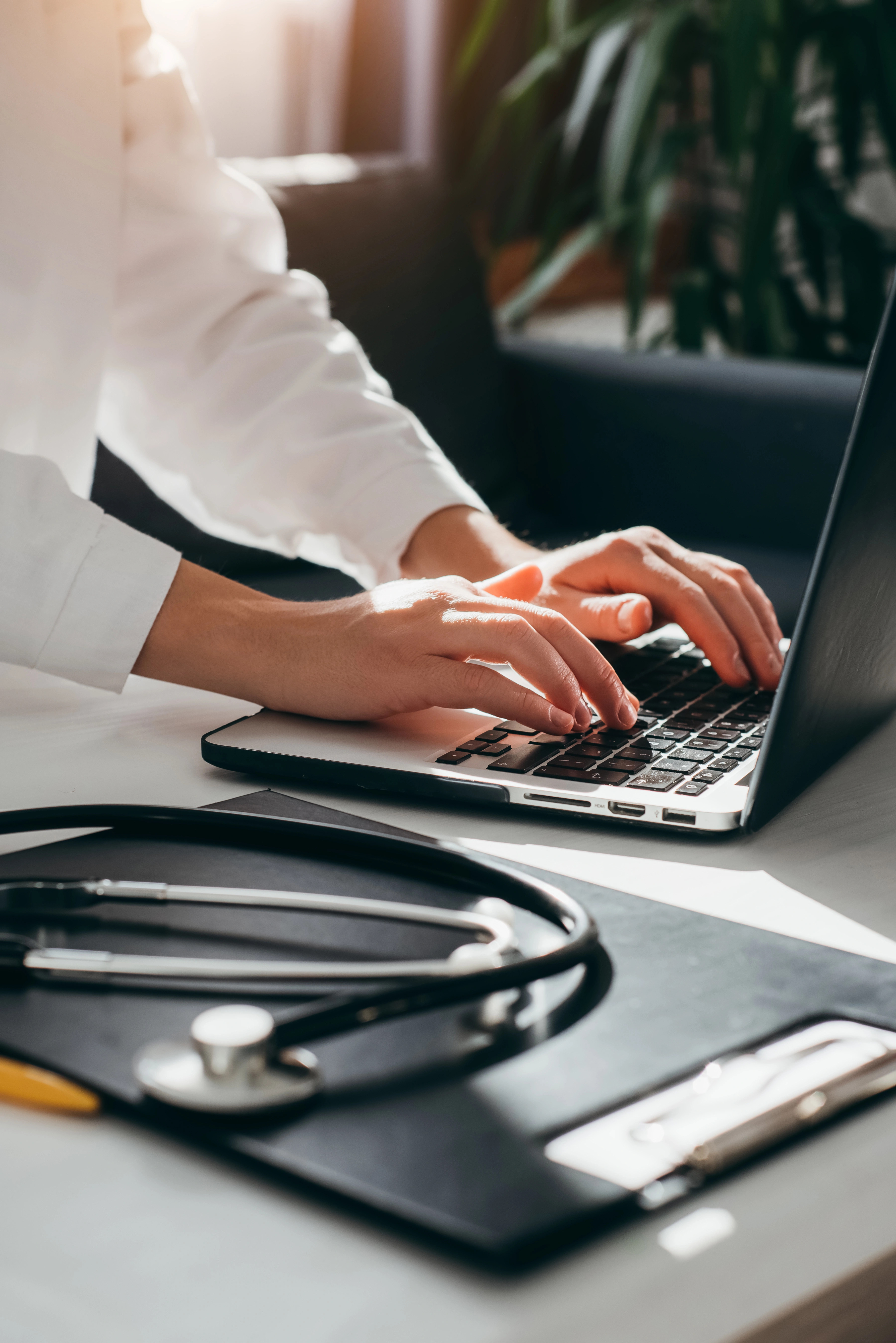 Medical coding team at work